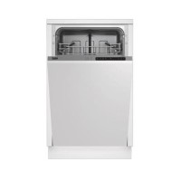 Refurbished Beko DIS15011 10 Place Slimline Fully Integrated Dishwasher