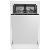 Beko Quick&Shine Integrated Slimline Dishwasher – Black Control Panel