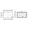 Rectangular LED Heated Bathroom Mirror with Bluetooth &amp; Shaver Socket 1400 x 800mm - Divine