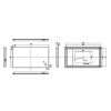 Rectangular LED Heated Bathroom Mirror with Bluetooth &amp; Shaver Socket 1400 x 800mm - Divine