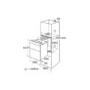 CDA DK1151SS Tall Electric Built In Double Oven - Stainless Steel