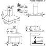 AEG 90cm Pyramid Chimney Cooker Hood - Stainless Steel