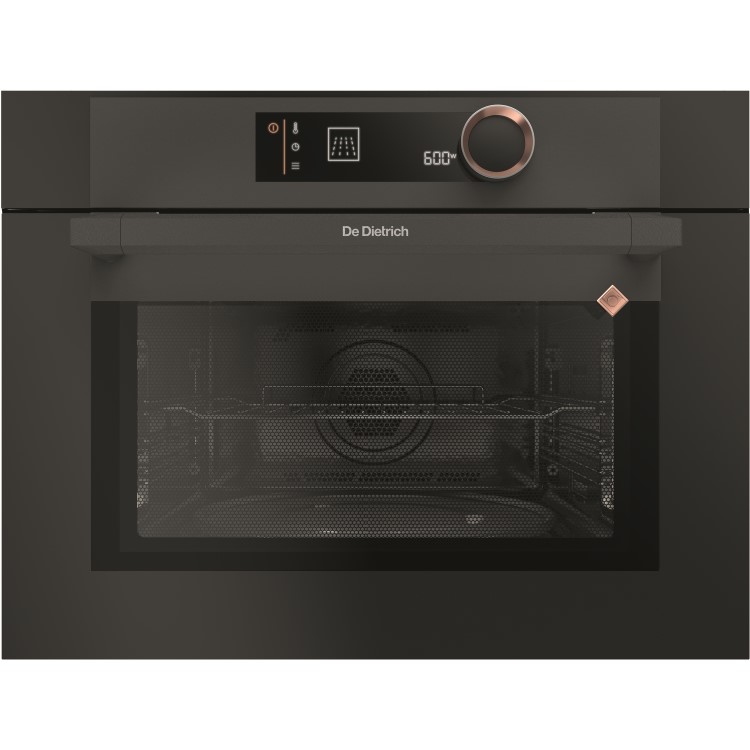 De Dietrich DKE7335A Built-in 45cm Compact Solo Microwave -  40 Litre Absolute Black