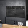De Dietrich DKE7335A Built-in 45cm Compact Solo Microwave -  40 Litre Absolute Black