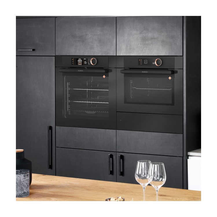 De Dietrich DKE7335A Built-in 45cm Compact Solo Microwave -  40 Litre Absolute Black