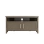 Corner Dark Wooden TV Stand with Storage - TV's up to 43" - Delilah