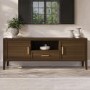 Large Walnut TV Stand with Storage - TV's up to 65" - Delilah