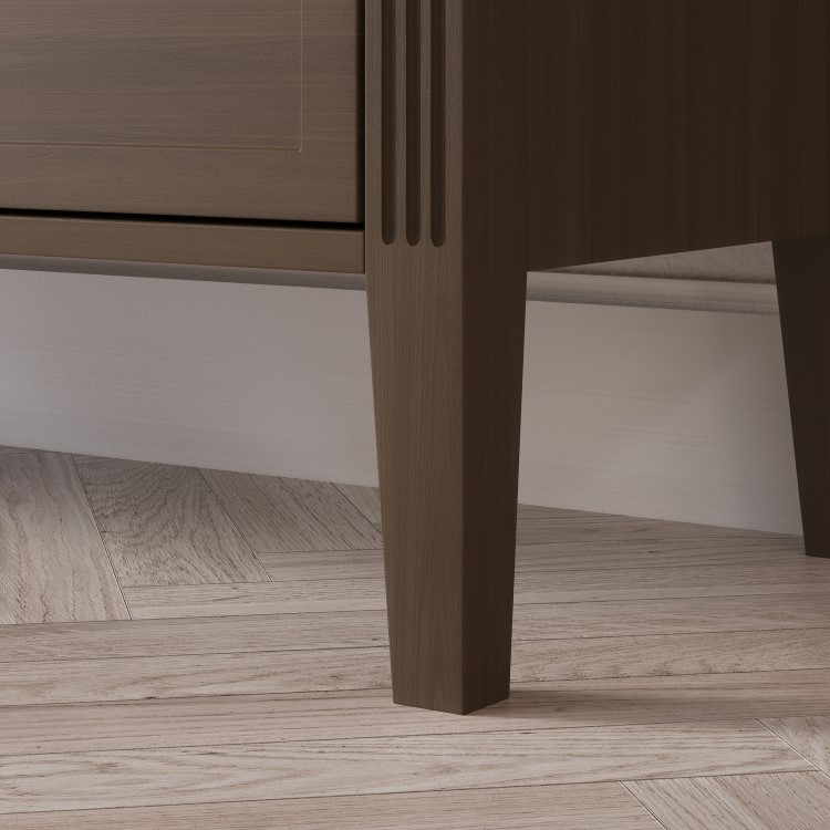 Large Walnut TV Stand with Storage - TV's up to 65" - Delilah