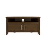 Corner Walnut TV Stand with Storage - TV's up to 43" - Delilah