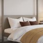 Super King Four Poster Bed Frame in Dark Wood - Delilah