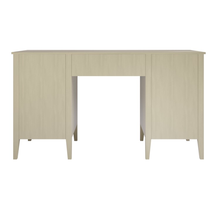 Light Wood Office Desk with Drawers - Delilah 