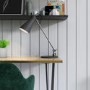 Black Adjustable Desk Lamp - Grantley
