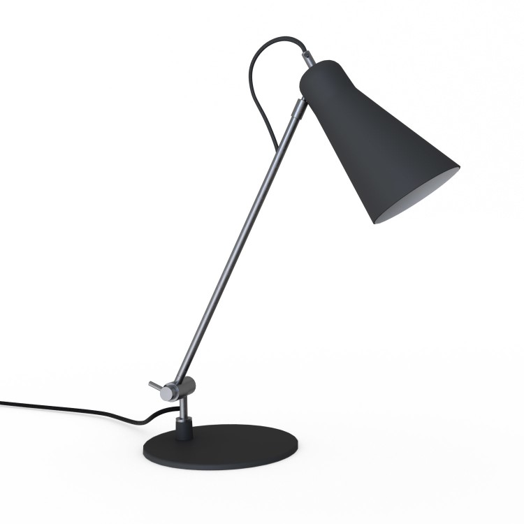 Black Adjustable Desk Lamp - Grantley
