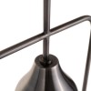 Silver Square Hoop Pendant Light - Alma