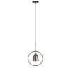 Silver Hoop Pendant Light - Alma