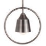 Silver Hoop Pendant Light - Alma