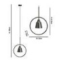 Silver Hoop Pendant Light - Alma