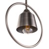 Silver Hoop Pendant Light - Alma