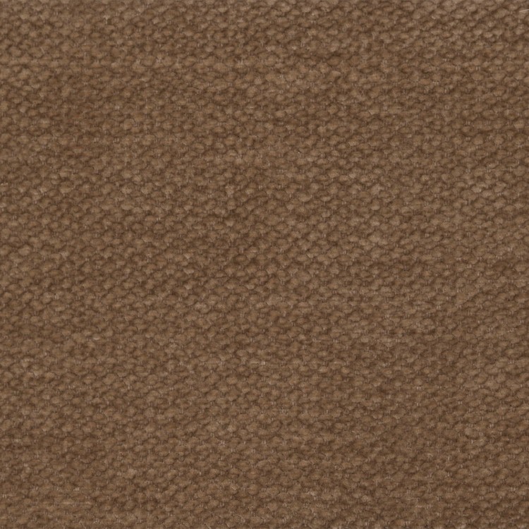 Brown Chenille Double Ottoman Bed with Pillow Headboard - Dune