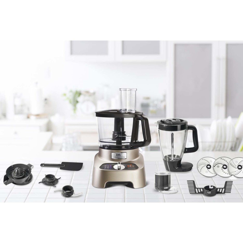 Tefal Double Force Pro Food Processor Premium Silver BuyItDirect.ie