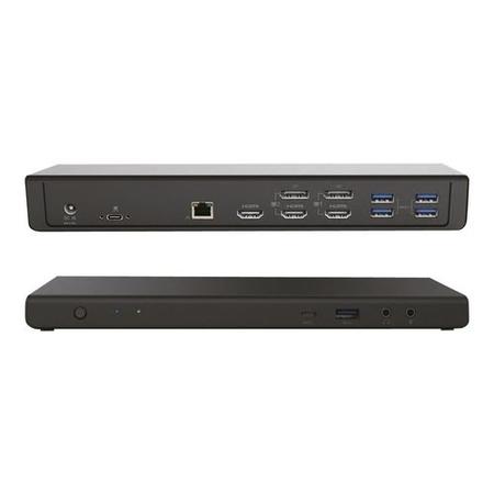 Box Opened 2-Power USB-C & USB-A Hybrid Triple 4K Docking Station