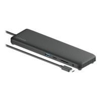 2-POWER USB-C DP1.2 Triple Display Mini Docking Station
