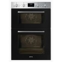 DOSF400B Smeg DOSF400B Cucina Built-In Double Oven - Stainless Steel  