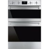 Smeg DOSF6300X Classic Multifunction Electric Built In Double Oven - Stainless Steel
