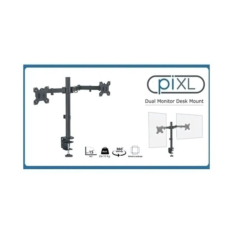 Premium Double Monitor Arm For Up to 27" Monitors