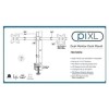 Premium Double Monitor Arm For Up to 27&quot; Monitors