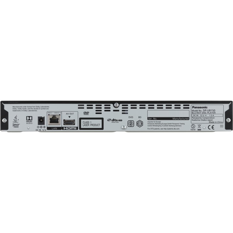 Panasonic DP-UB150EB-K 4K Ultra HD Blu-ray Player
