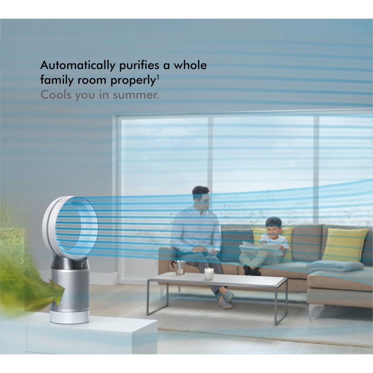 Dyson DP04 Pure Cool  HEPA Air Purifying Bladeless Desk Fan