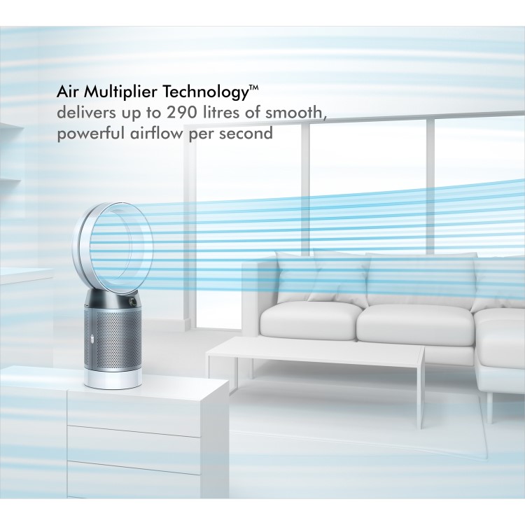 Dyson DP04 Pure Cool  HEPA Air Purifying Bladeless Desk Fan