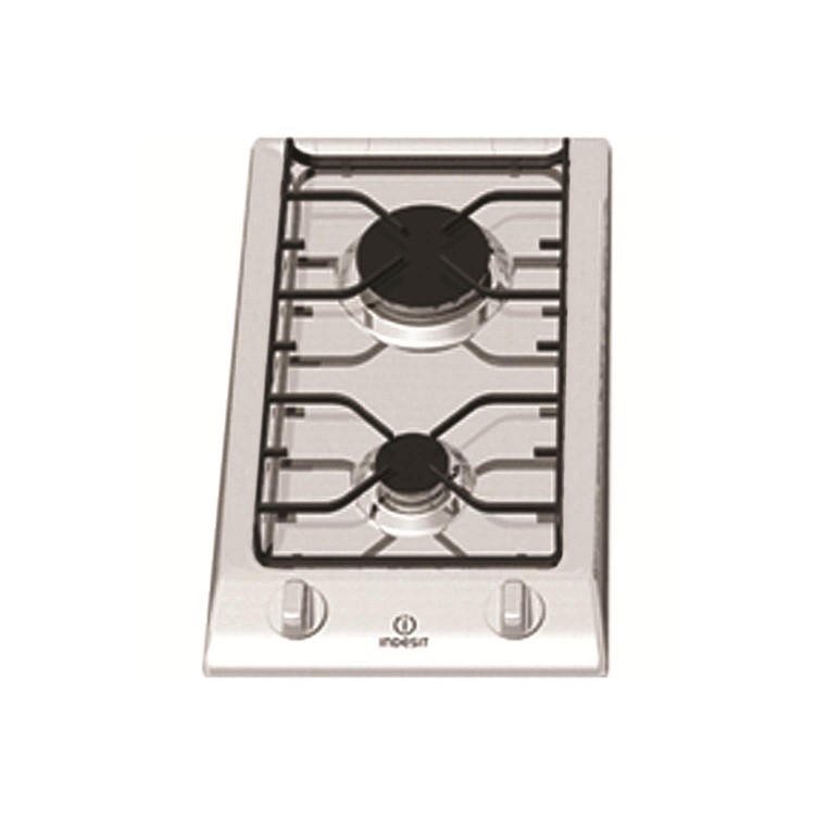 Indesit DP2GSIX Prime 2 Burner Domino Gas Hob  in Stainless steel