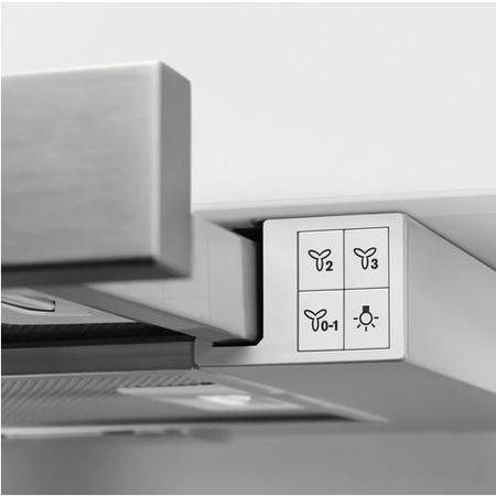 Refurbished AEG DPB3931S 90cm Canopy Cooker Hood Silver
