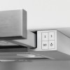 AEG 90cm Telescopic Canopy Cooker Hood - Silver