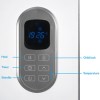 electriq 1500W Smart Wall Mountable Panel Heater with Thermostat and Weekly Timer - Bathroom Safe