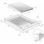 De Dietrich 90cm 4 Zone Induction Hob with 2 HoriZones