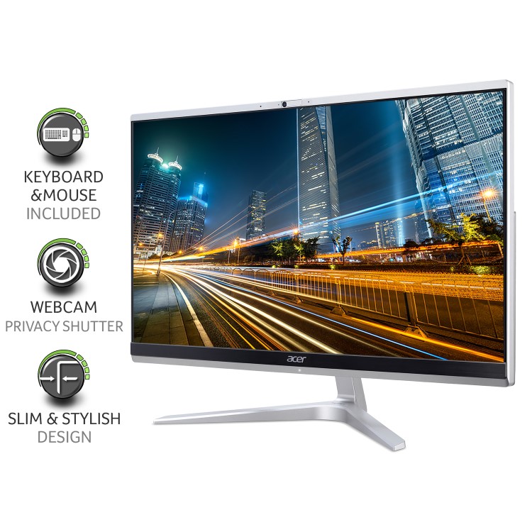 Acer C24-1651 Core i5-1135G 8GB 256GB SSD + 2TB HDD Nvidia MX450 23.8 Inch Windows 11 All-in-One PC