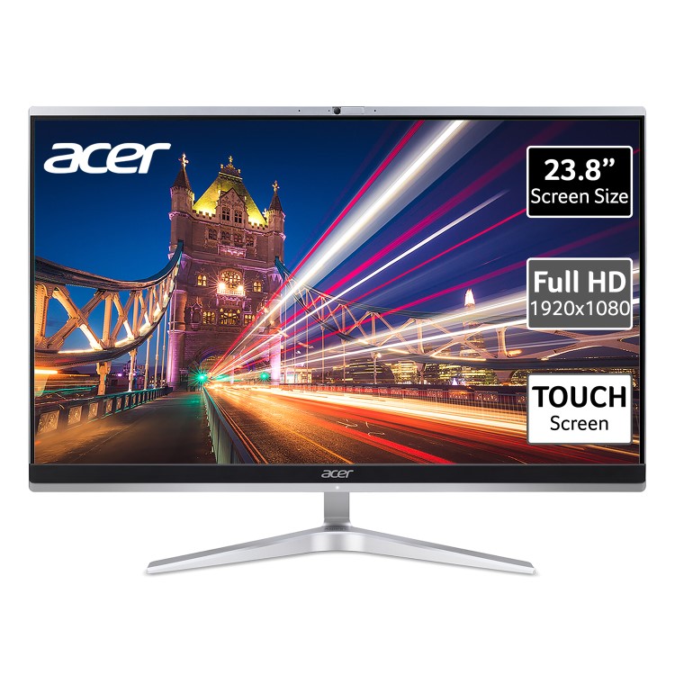 Acer C24-1651 Core i5-1135G 8GB 256GB SSD + 2TB HDD Nvidia MX450 23.8 Inch Windows 11 All-in-One PC