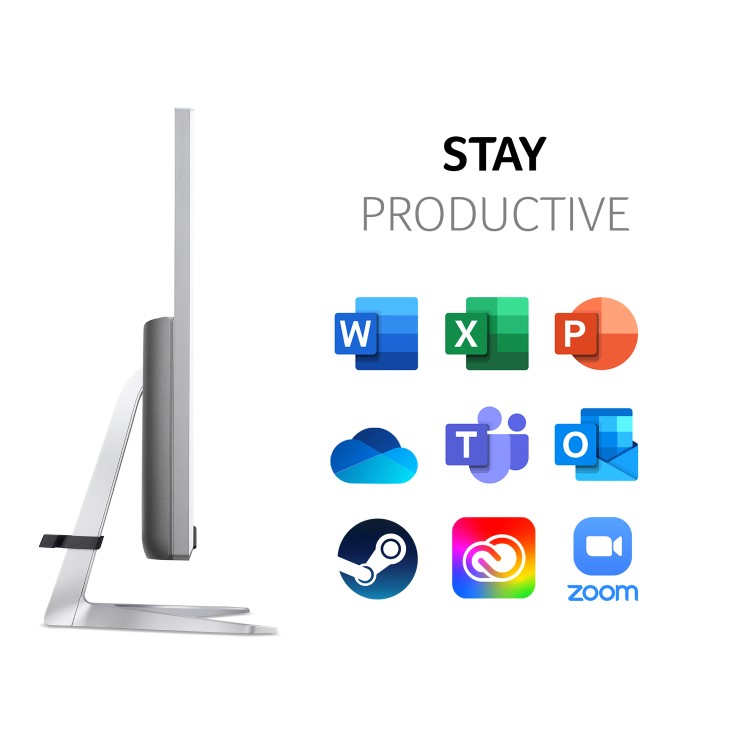 Acer C24-1651 Core i5-1135G 8GB 256GB SSD + 2TB HDD Nvidia MX450 23.8 Inch Windows 11 All-in-One PC