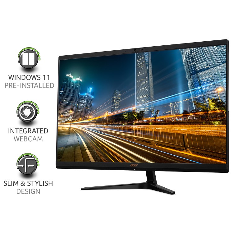 Acer Aspire C22-1700 Intel Core i5-1235U 8GB 512GB SSD 27 Inch Windows 11 Home All-in-One PC