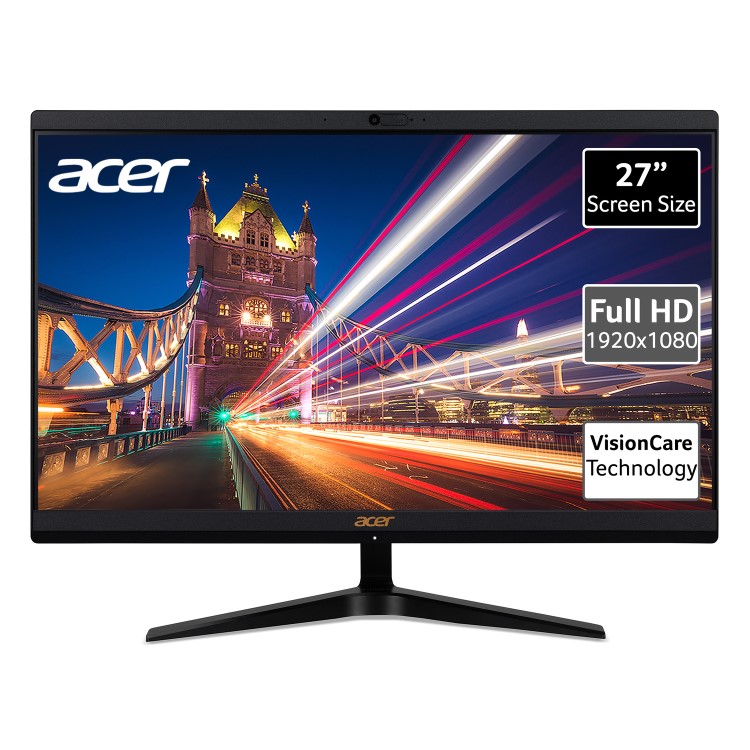 Acer Aspire C22-1700 Intel Core i5-1235U 8GB 512GB SSD 27 Inch Windows 11 Home All-in-One PC