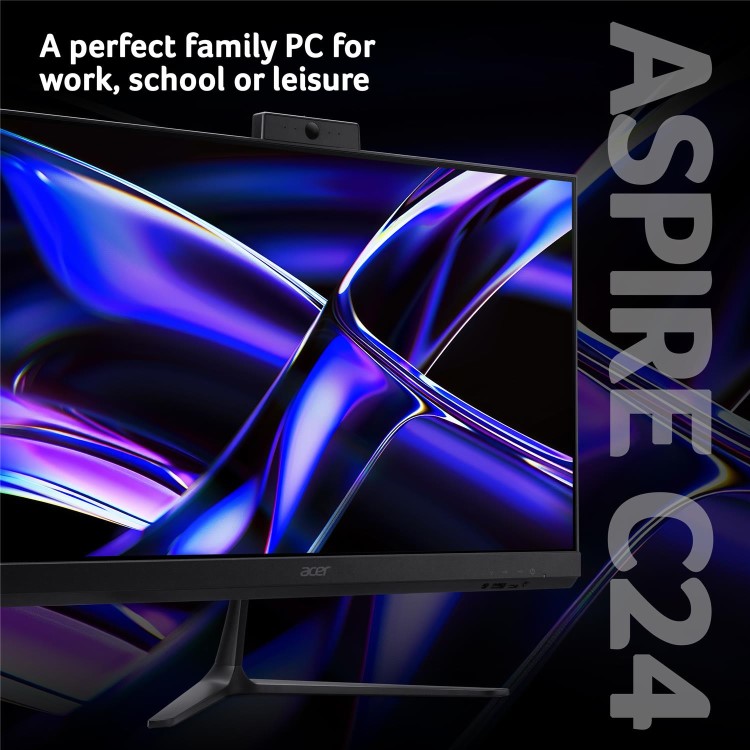 Refurbished Acer Aspire C24-B Intel N150 8GB RAM 256GB SSD 23.8 Inch Windows 11 All-in-One PC