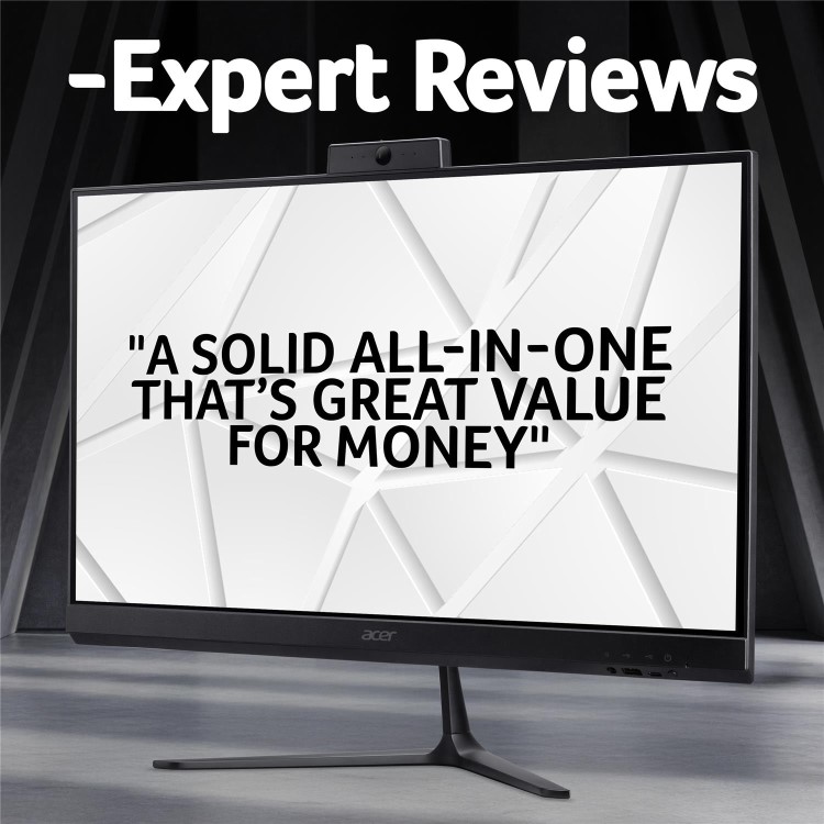 Acer Aspire C27-B All-in-One Desktop - AMD Ryzen 7-350, 16GB, 1TB SSD, Integrated AMD Radeon Graphics, 27" Full HD, Windows 11, Black