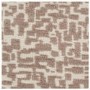 Beige Printed Upholstered Dining Chair with Solid Wood Exposed Back - Darla