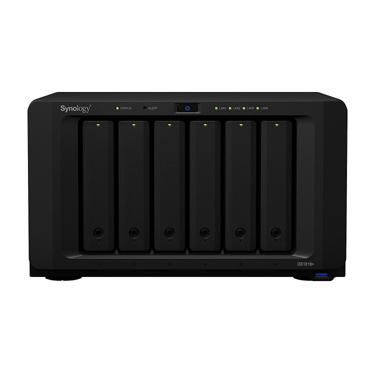 GRADE A1 - Synology DS1618+ 6 Bay Diskless Desktop NAS