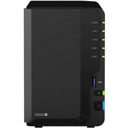 Refurbished Synology DS220+ - 2 Bay 2GB Diskless Desktop NAS 