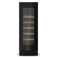 DeSantii 18 Bottle Capacity Single Zone Wine Cooler - Black