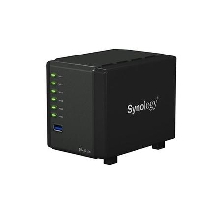 GRADE A1 - Synology Disk Station DS419 Slim 4 Bay Diskless Desktop NAS